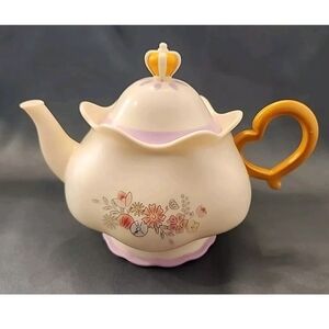 Disney Princess Teapot Toy Pouring & Musical Sounds Play Magical Tea Party Works